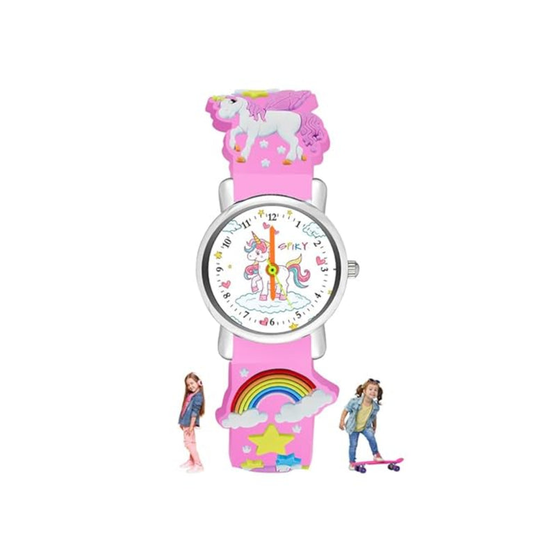 Spiky EVA9 Round Strap Analog & Digital Watch