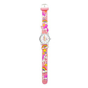 Spiky EVA9 Round Strap Analog & Digital Watch