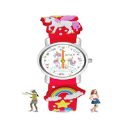 Spiky EVA9 Round Strap Analog & Digital Watch