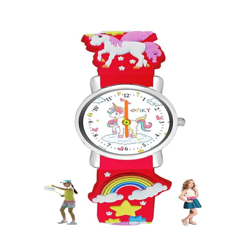 Spiky EVA9 Round Strap Analog & Digital Watch