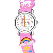 Spiky EVA9 Round Strap Analog & Digital Watch