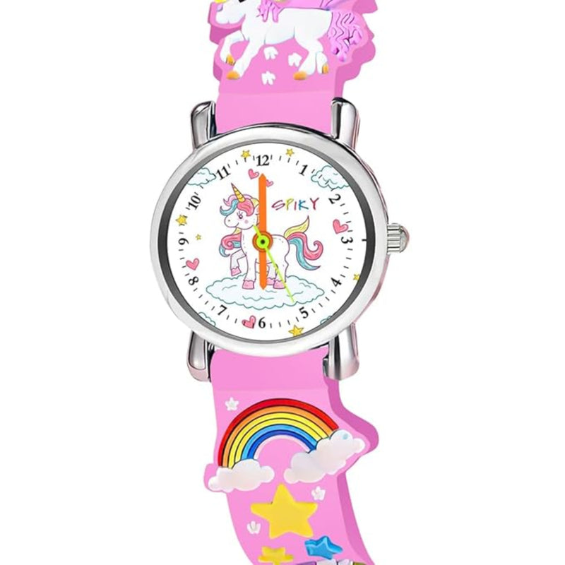 Spiky EVA9 Round Strap Analog & Digital Watch