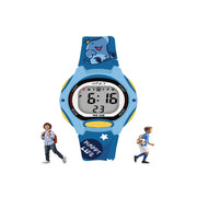 Spiky Eva18 Printed Strap Round Sports Digital Watch
