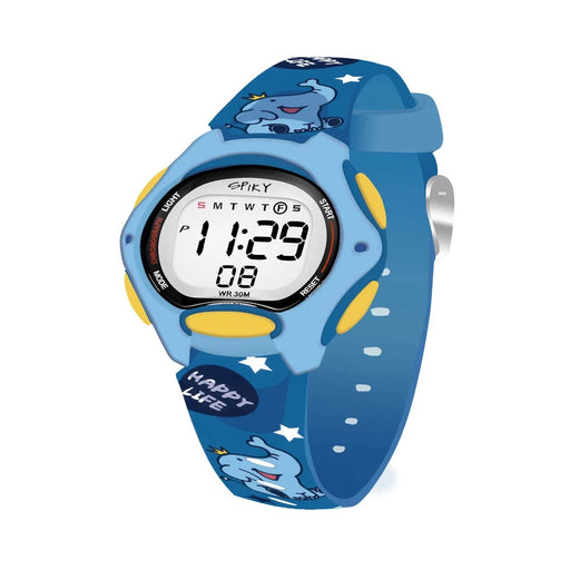 Spiky Eva18 Printed Strap Round Sports Digital Watch-Novelty Toys-Spiky-Toycra