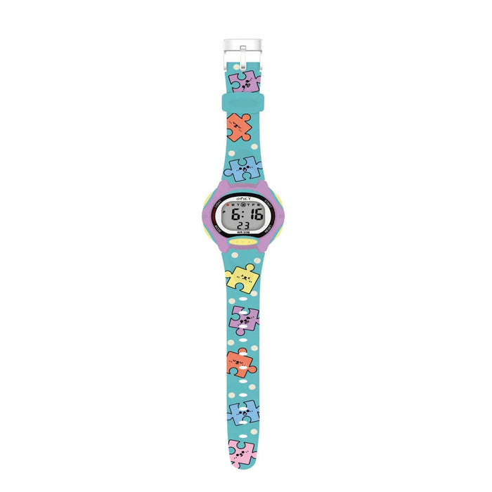 Spiky Eva18 Printed Strap Round Sports Digital Watch-Novelty Toys-Spiky-Toycra