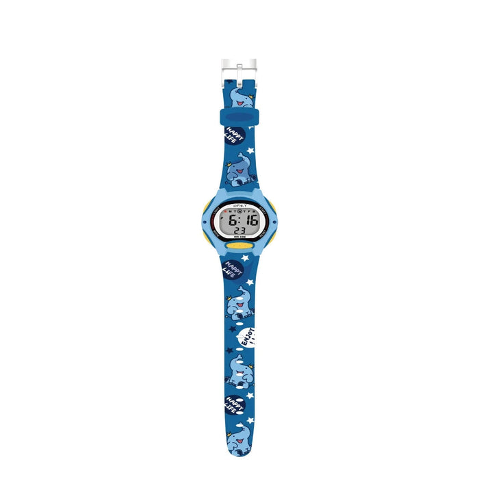 Spiky Eva18 Printed Strap Round Sports Digital Watch-Novelty Toys-Spiky-Toycra