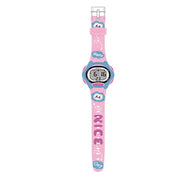 Spiky Eva18 Printed Strap Round Sports Digital Watch