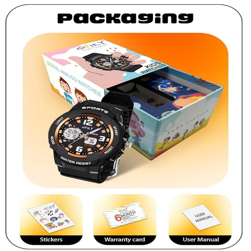 Spiky EVA6 Analog & Digital Sporty Watch