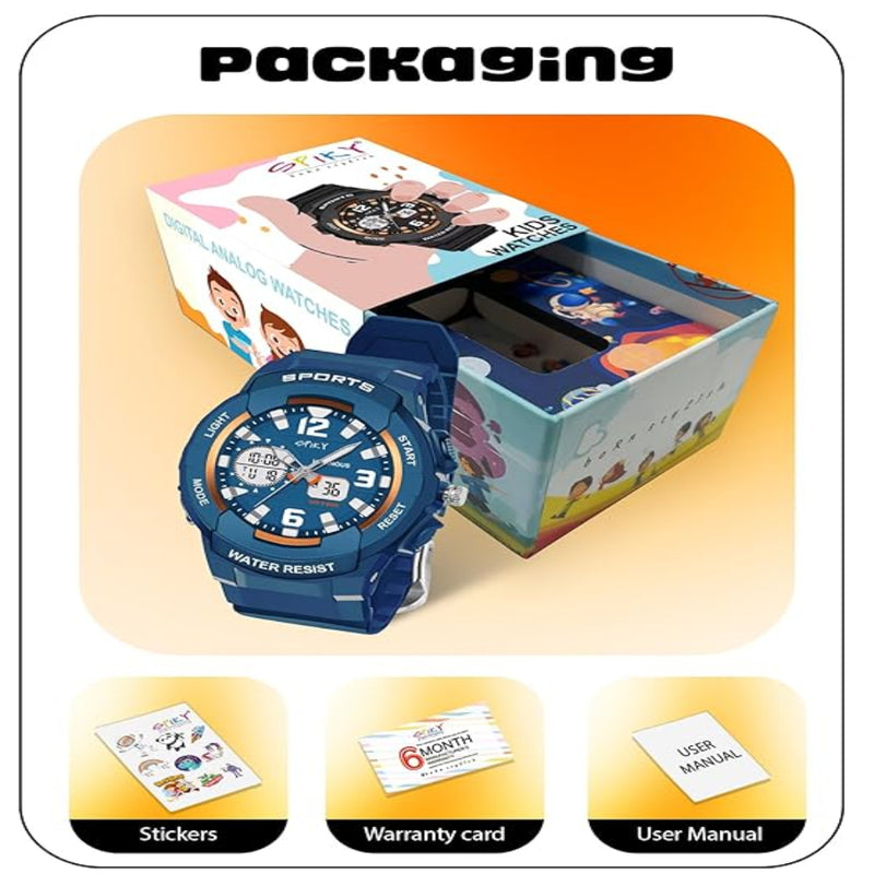 Spiky EVA6 Analog & Digital Sporty Watch