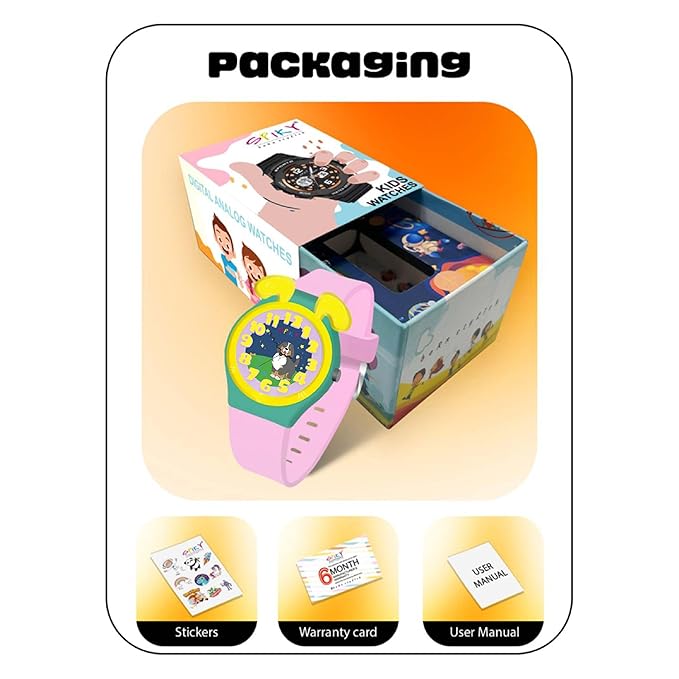 Spiky Fun & Cute Design Analog Kids Watch EVA35-Novelty Toys-Spiky-Toycra