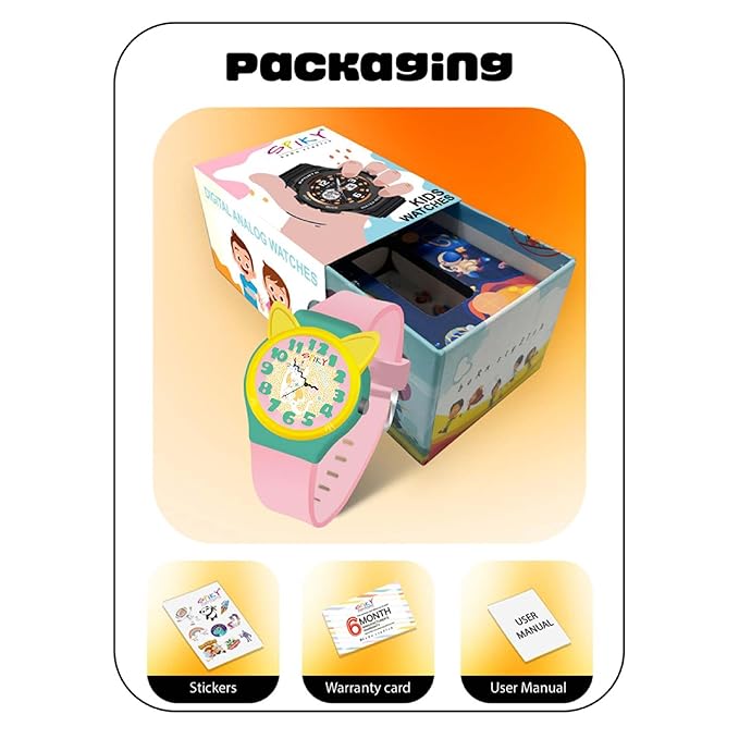 Spiky Fun & Cute Design Analog Kids Watch EVA35-Novelty Toys-Spiky-Toycra