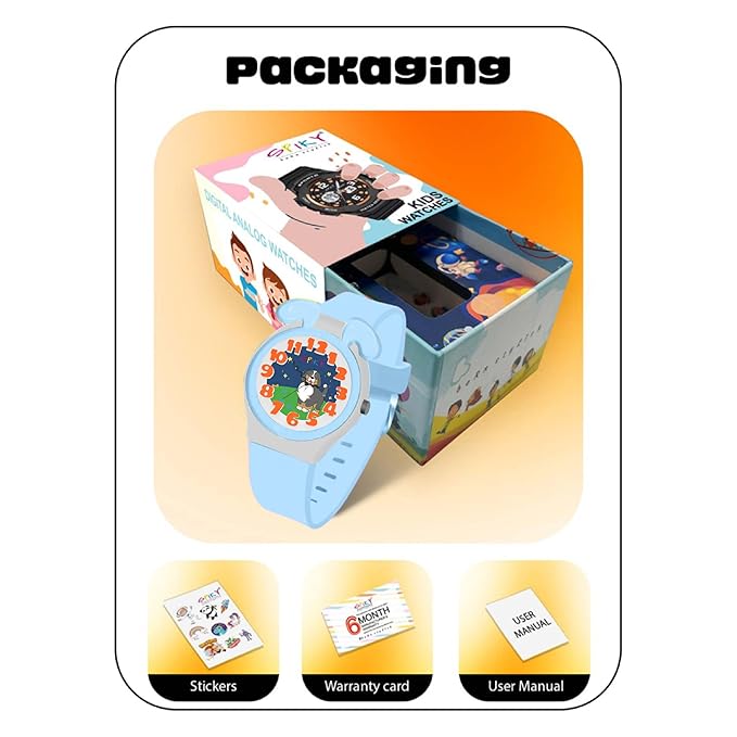 Spiky Fun & Cute Design Analog Kids Watch EVA35-Novelty Toys-Spiky-Toycra