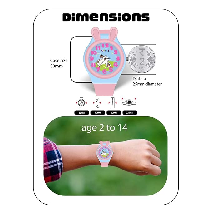 Spiky Fun & Cute Design Analog Kids Watch EVA35