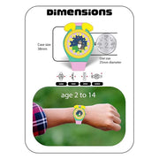 Spiky Fun & Cute Design Analog Kids Watch EVA35