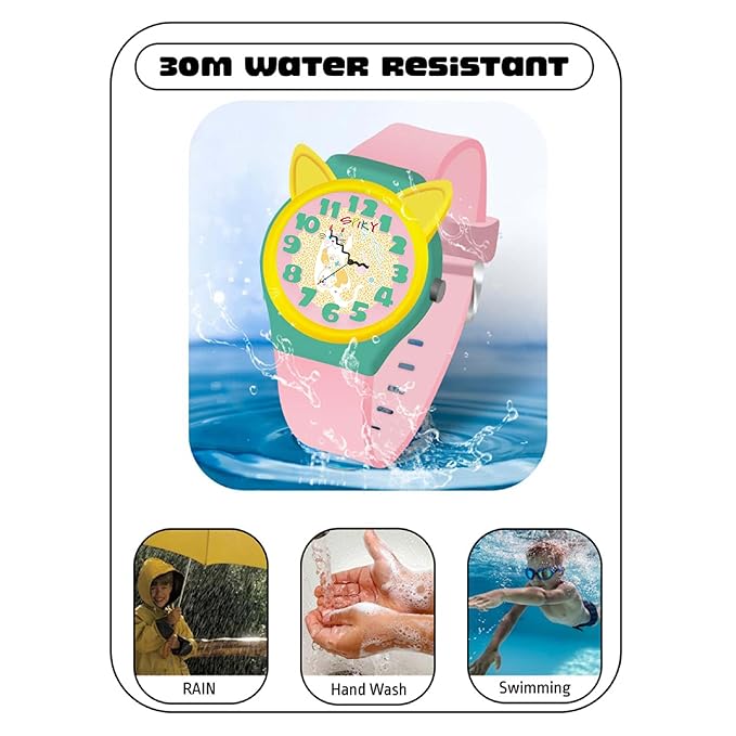 Spiky Fun & Cute Design Analog Kids Watch EVA35