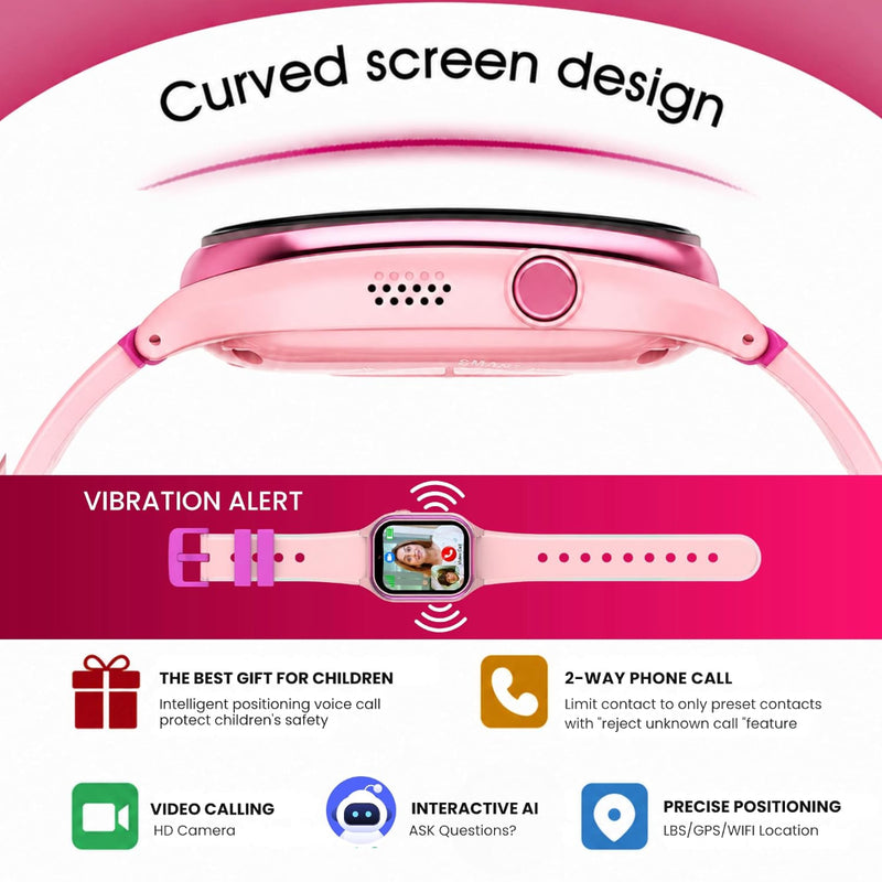 Spiky Ghoul 4G Kids Smartwatch With GPS,Video Calling & SOS