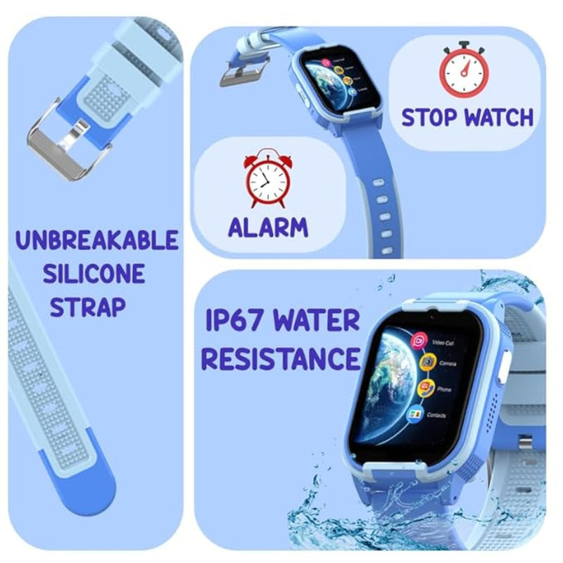 Spiky Gnome 4G Video Calling Smartwatch for Kids with Multi UI