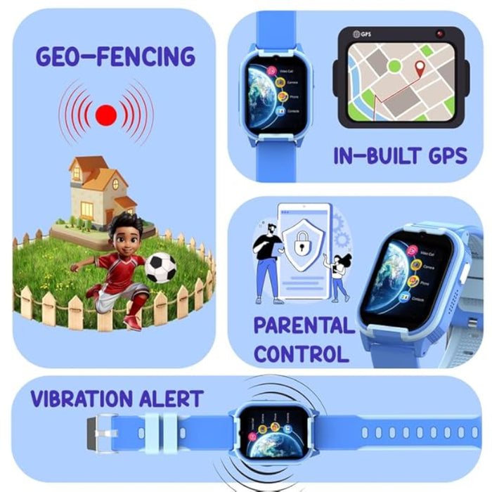 Spiky Gnome 4G Video Calling Smartwatch for Kids with Multi UI-Novelty Toys-Spiky-Toycra