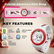 Spiky Kids Digital Watch - Waterproof Character Sports Watch