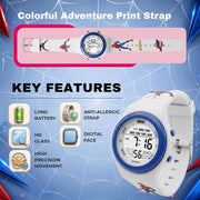 Spiky Kids Digital Watch - Waterproof Character Sports Watch