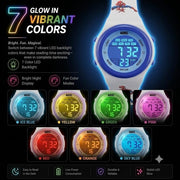 Spiky Kids Digital Watch - Waterproof Character Sports Watch