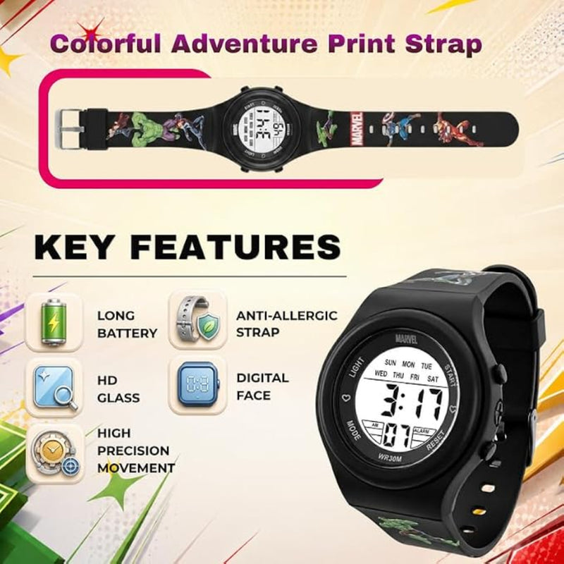 Spiky Kids Digital Watch - Waterproof Character Sports Watch