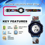 Spiky MV10 Round Kids Digital Watch For Boys & Girls