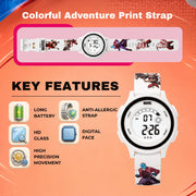 Spiky MV10 Round Kids Digital Watch For Boys & Girls