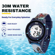 Spiky MV10 Round Kids Digital Watch For Boys & Girls