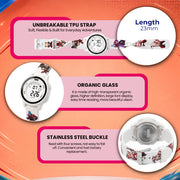 Spiky MV10 Round Kids Digital Watch For Boys & Girls