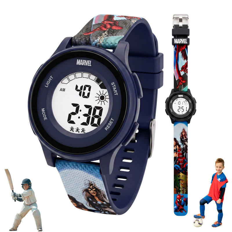 Spiky MV10 Round Kids Digital Watch For Boys & Girls