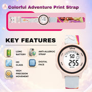 Spiky MV10 Round Kids Digital Watch For Boys & Girls