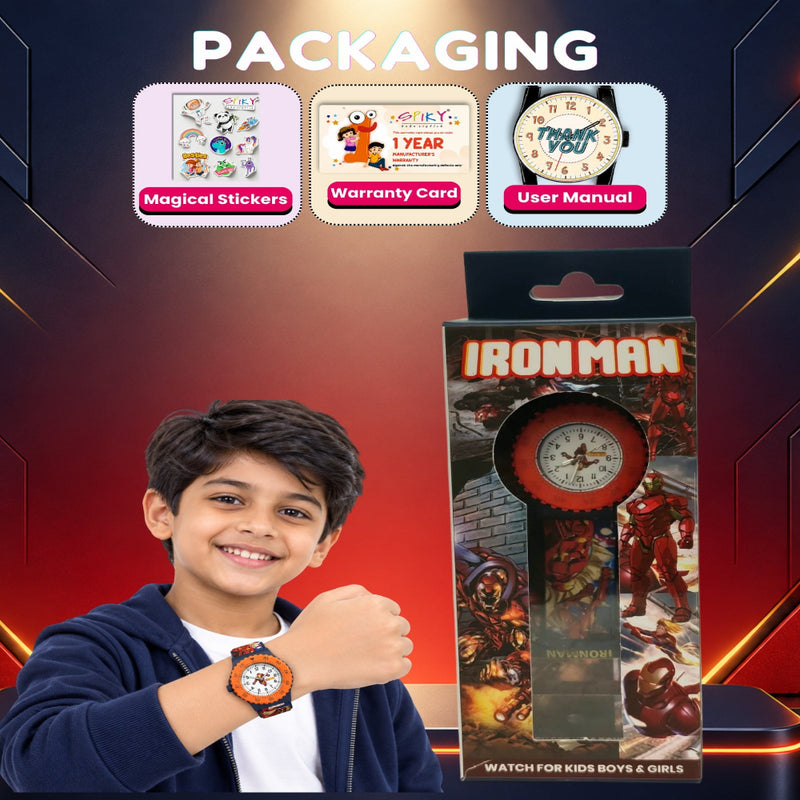 Spiky Marvel Superhero Kids Watch