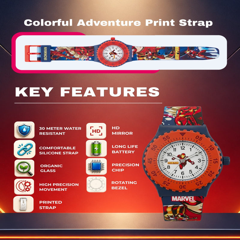Spiky Marvel Superhero Kids Watch