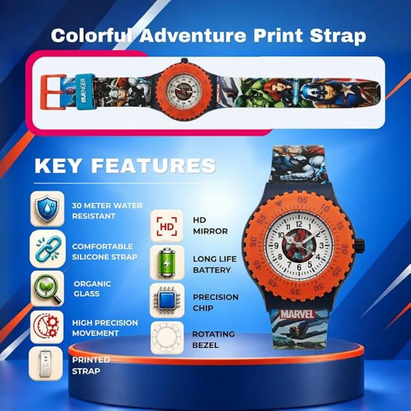 Spiky Marvel Superhero Kids Watch