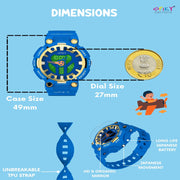 Spiky Premium Analog-Digital Watch For Kids EVA31