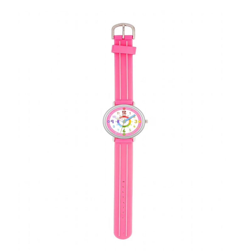 Spiky Round Kids Colorful Time Teaching Analog Watch For Children Boys And Girls