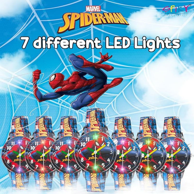 Spiky SD01 Analog Watch for Kids with Glowing LED Lights