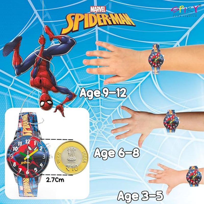 Spiky SD01 Analog Watch for Kids with Glowing LED Lights