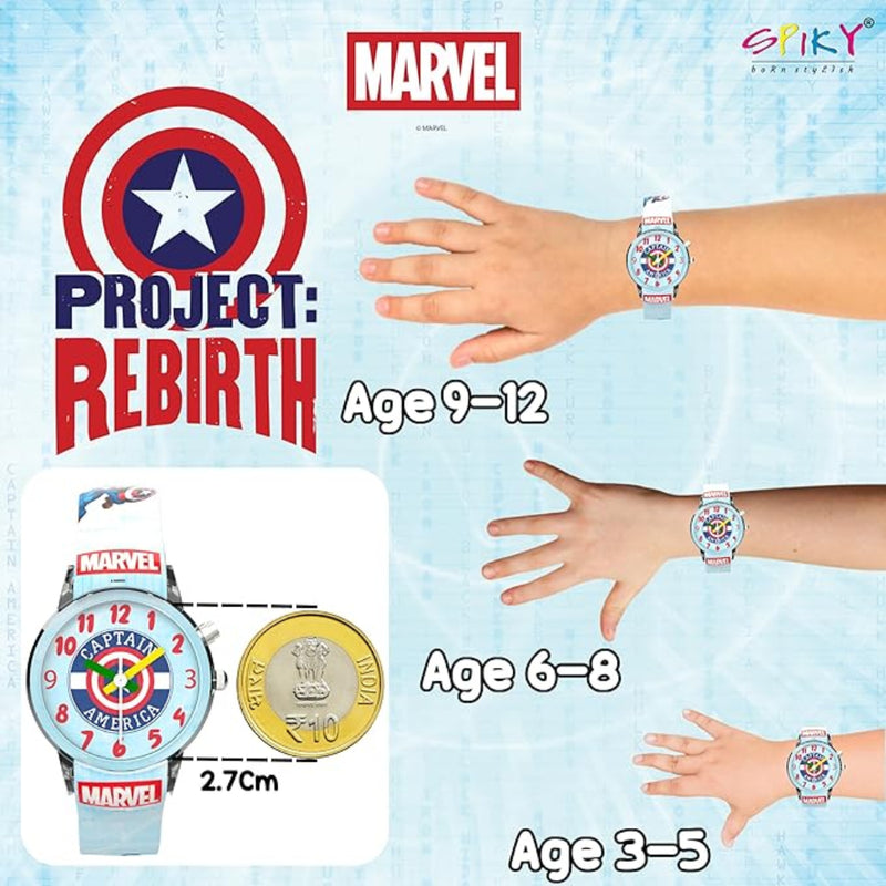 Spiky SD01 Analog Watch for Kids with Glowing LED Lights
