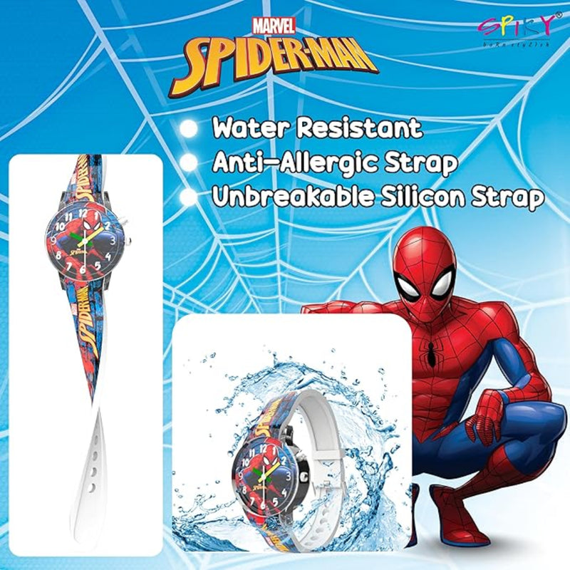 Spiky SD01 Analog Watch for Kids with Glowing LED Lights