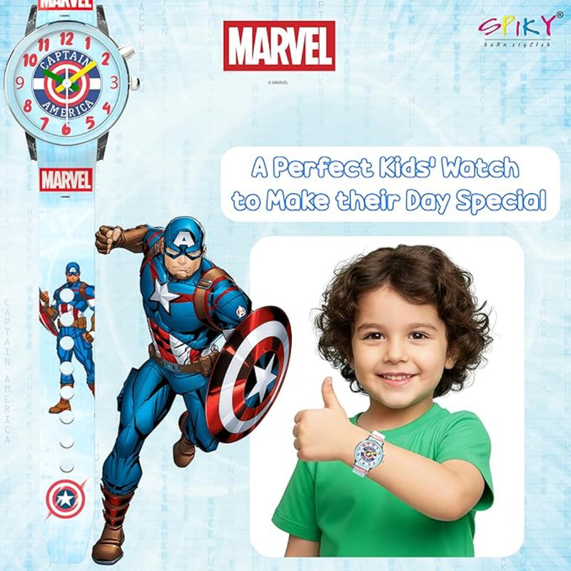 Spiky SD01 Analog Watch for Kids with Glowing LED Lights