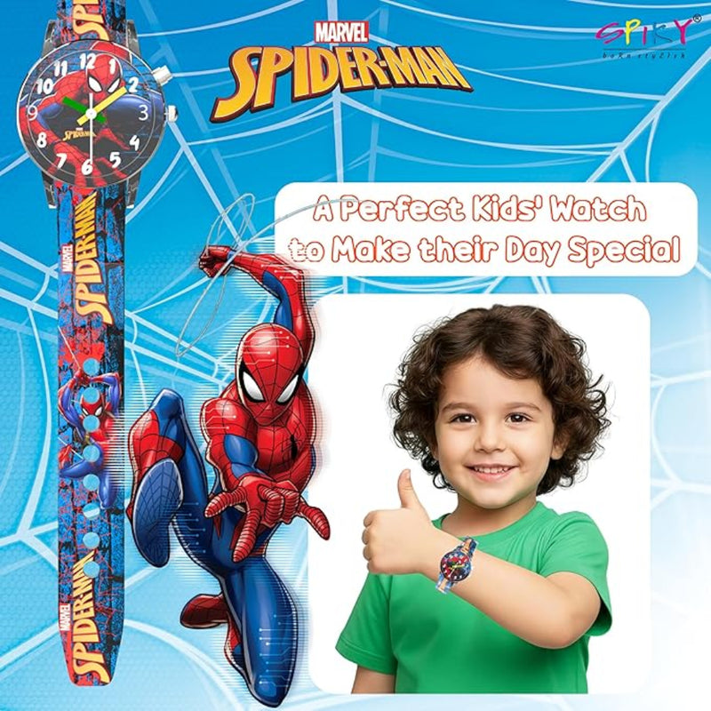 Spiky SD01 Analog Watch for Kids with Glowing LED Lights