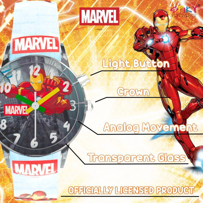Spiky SD01 Analog Watch for Kids with Glowing LED Lights