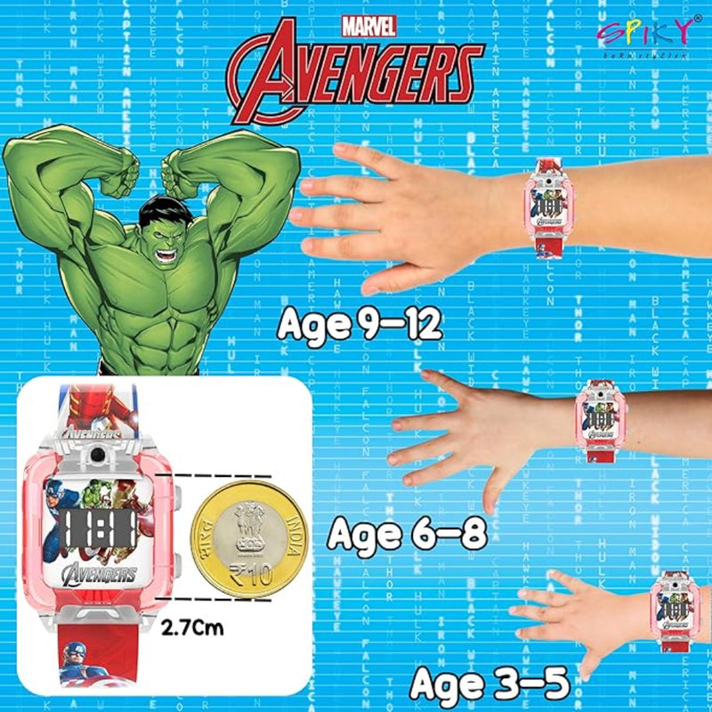 Spiky SD04 Square Digital Watch for Kids Boys and Girls