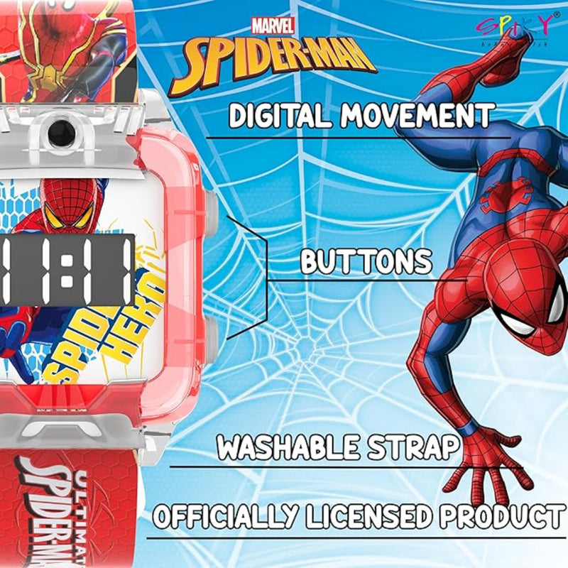 Spiky SD04 Square Digital Watch for Kids Boys and Girls