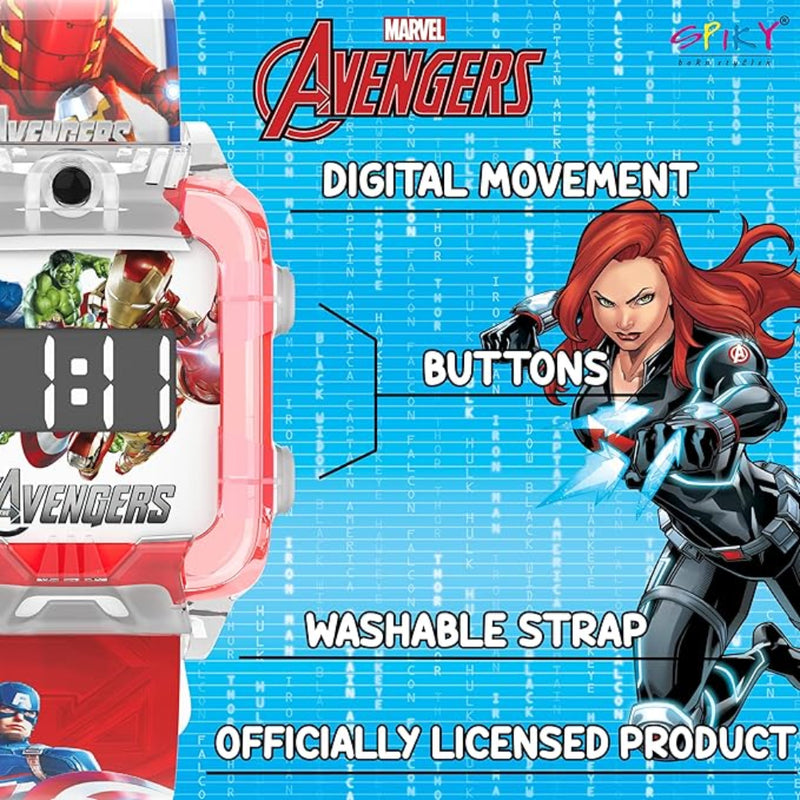 Spiky SD04 Square Digital Watch for Kids Boys and Girls
