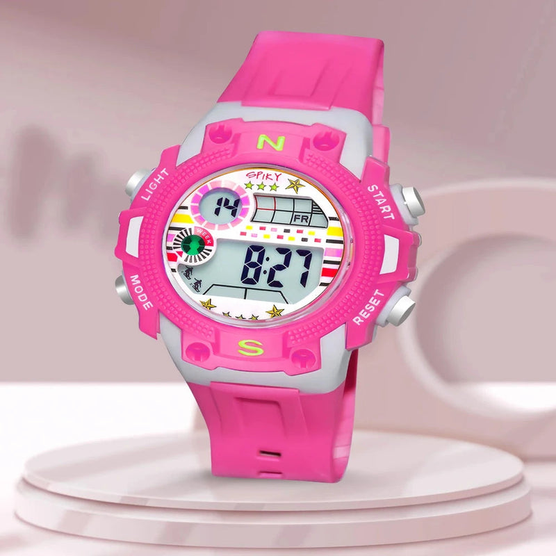 Spiky Spkeva20 Unique Round Digital Sports Watch