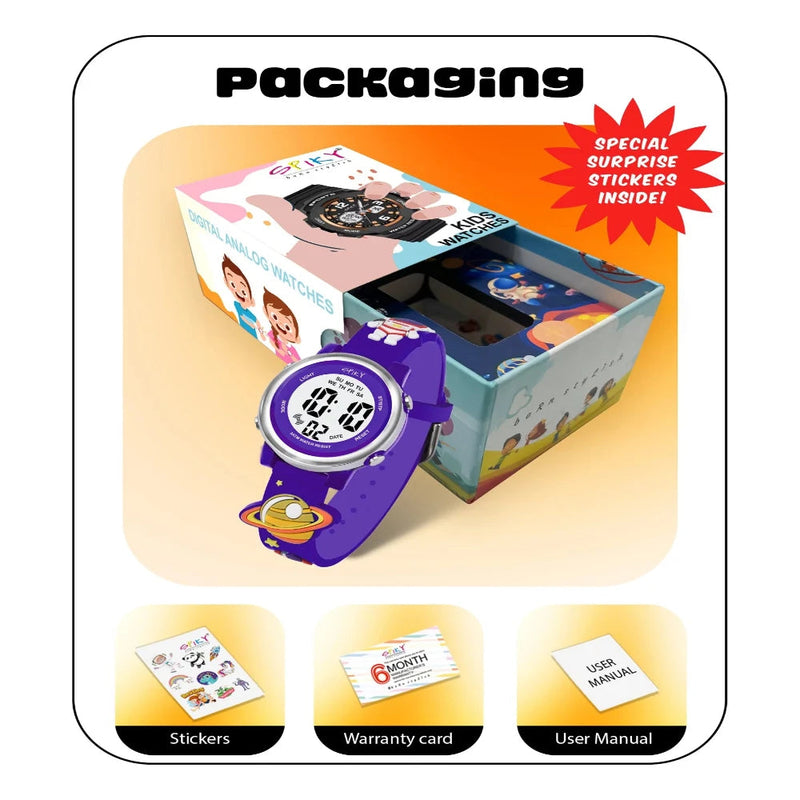 Spiky Spkeva27 Round Digital Watch For Kids