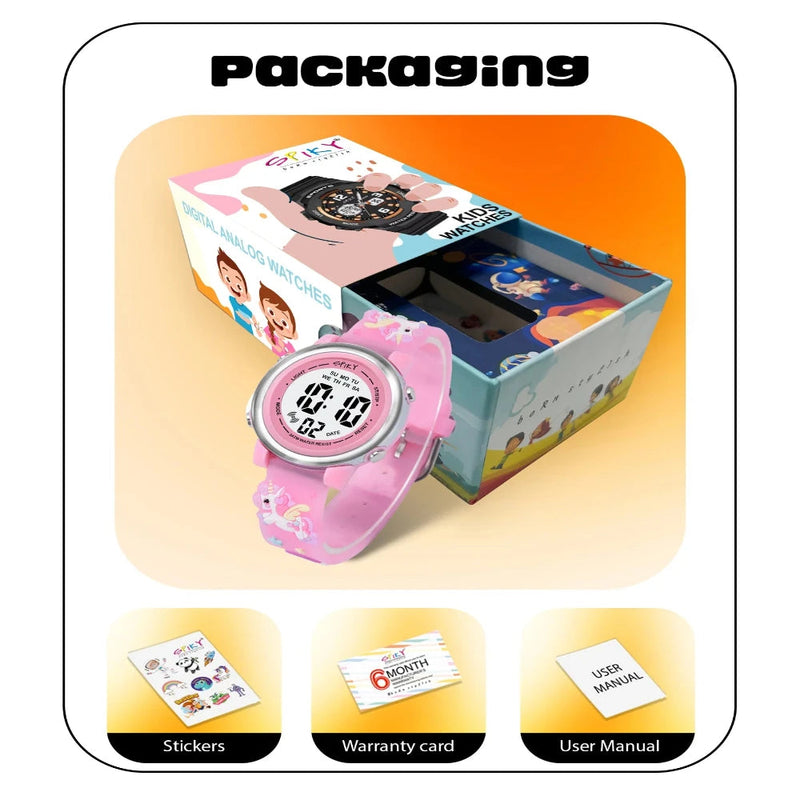 Spiky Spkeva27 Round Digital Watch For Kids